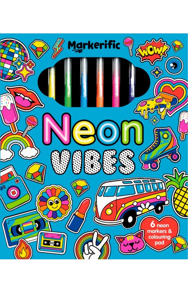 Markerific - Activity Folder - Neon Vibes